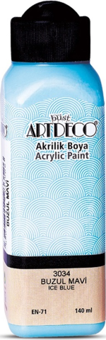 Artdeco Akrilik Boya 140 ML Buzul Mavi Y-070R-3034