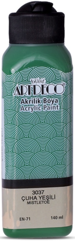 Artdeco Akrilik Boya 140 ML Çuha Yeşili Y-070R-3037