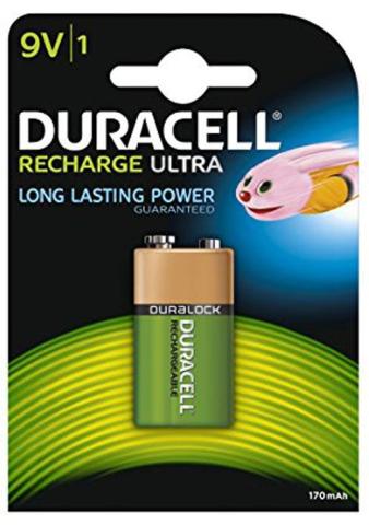 Duracell 9 Volt Pil Şarjlı