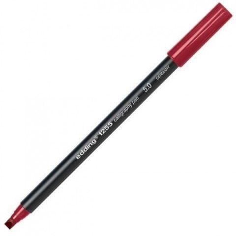 Edding 1255 Kaligrafi Kalemi 5mm. Bordo