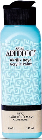 Artdeco Akrilik Boya 140 ML Gökyüzü Mavi Y-070R-3677