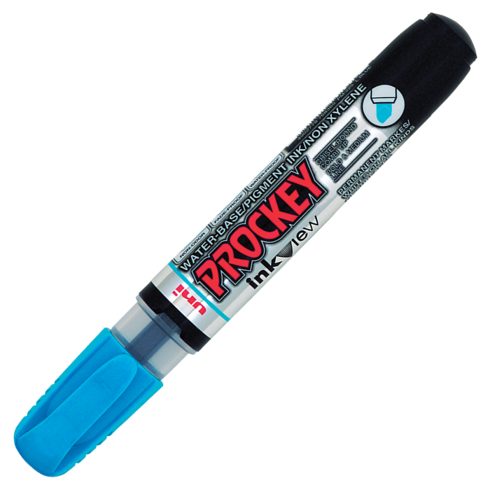 Uni PROCKEY 1.4-2.0&3.7 Su Bazlı Markör A.Mavi