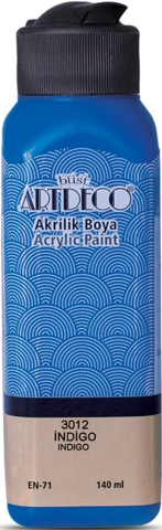 Artdeco Akrilik Boya 140 ML İndigo Y-070R-3012