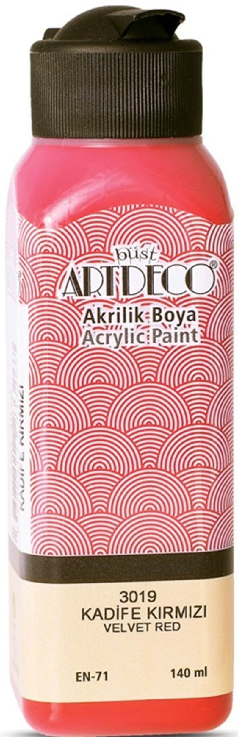 Artdeco Akrilik Boya 140 ML Kadife Kırmızı Y-070R-3019