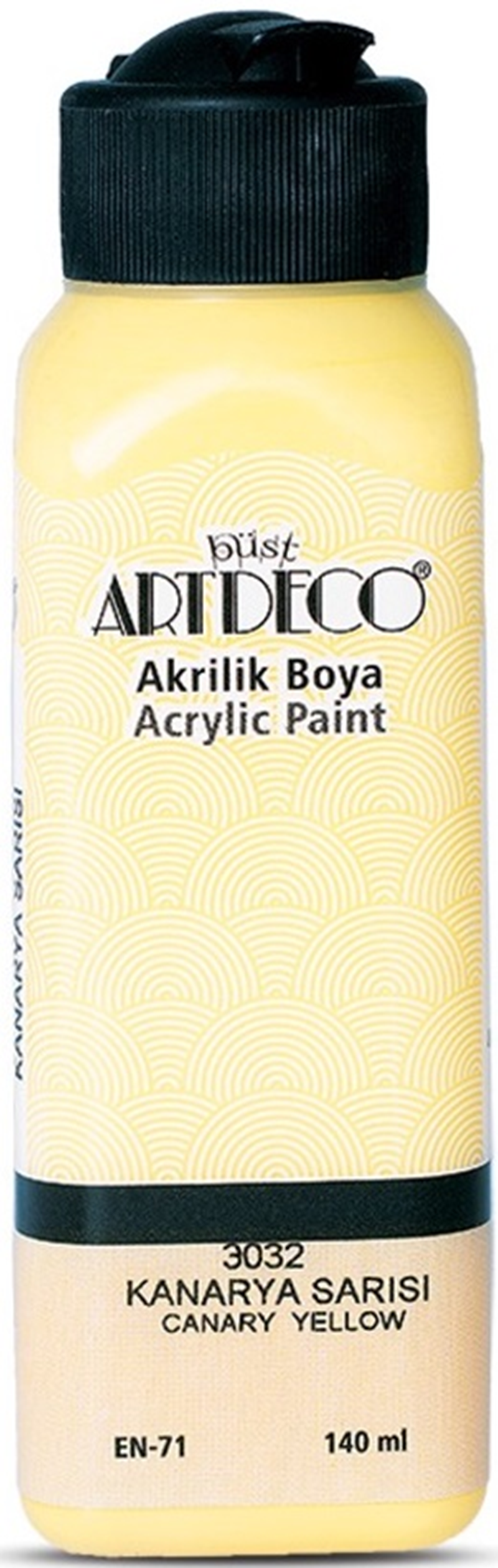 Artdeco Akrilik Boya 140 ML Kanarya Sarı Y-070R-3032