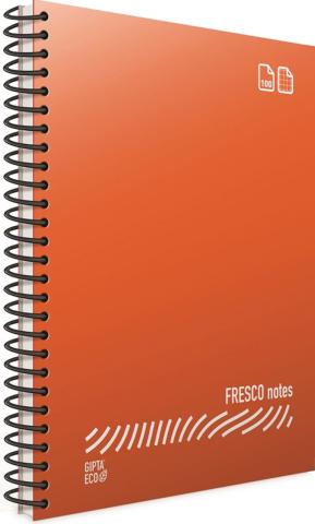 Gıpta Fresco A4 Spiralli PP Kapak Defter 60yp.Kareli
