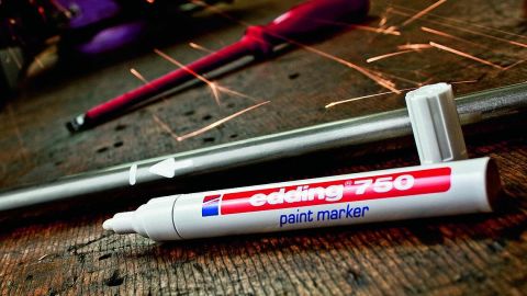 Edding 750 Tam Örtücü Boya Markörü Altın