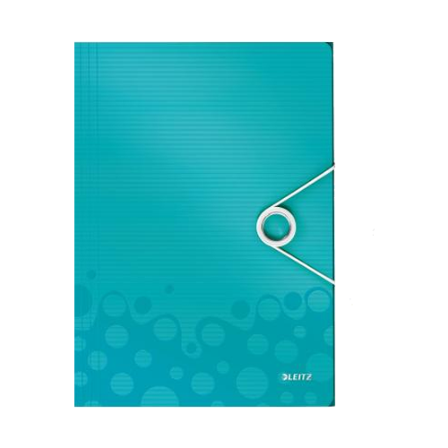 Leitz Active Wow İnce Lastikli Dosya 4599 Metalik Buz Mavisi