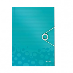 Leitz Active Wow İnce Lastikli Dosya 4599 Metalik Buz Mavisi