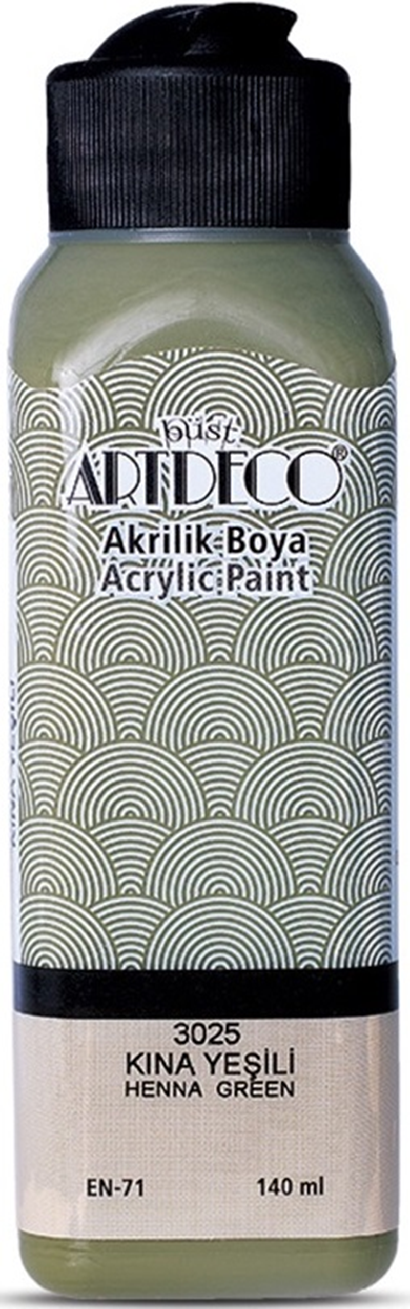 Artdeco Akrilik Boya 140 ML Kına Yeşil Y-070R-3025