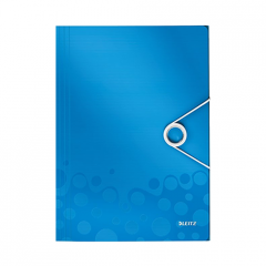 Leitz Active Wow İnce Lastikli Dosya 4599 Metalik Mavi