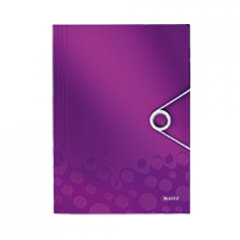 Leitz Active Wow İnce Lastikli Dosya 4599 Metalik Mor