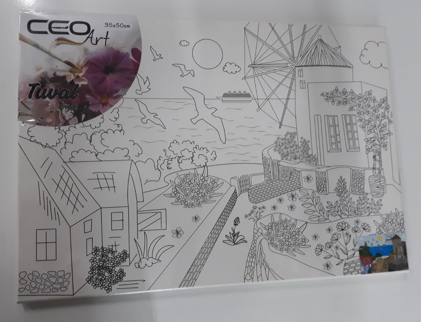 Baskılı Tuval 35x50 Deniz