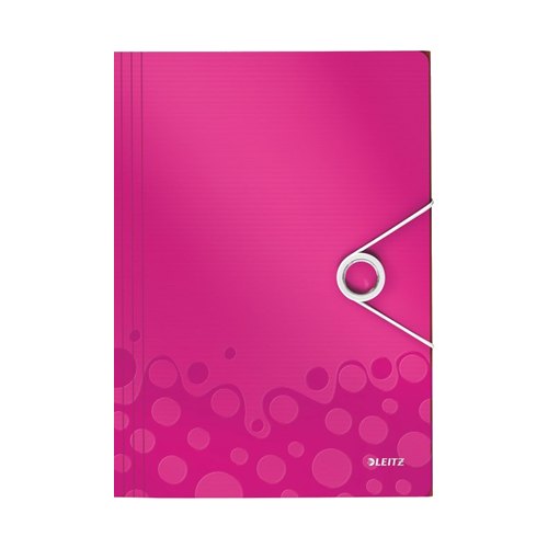 Leitz Active Wow İnce Lastikli Dosya 4599 Metalik Pembe