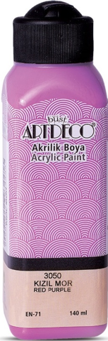 Artdeco Akrilik Boya 140 ML Kızıl Mor Y-070R-3050