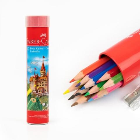Faber Castell Metal Tüpte Boya Kalemi 12 Renk