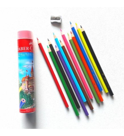 Faber Castell Metal Tüpte Boya Kalemi 12 Renk