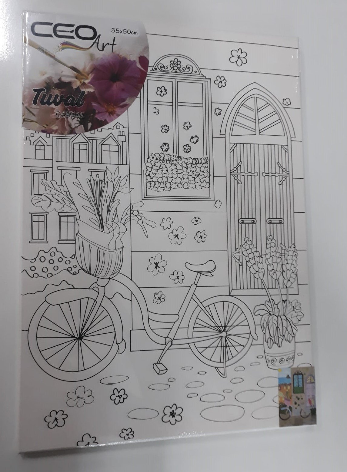 Baskılı Tuval 35x50 Bisiklet