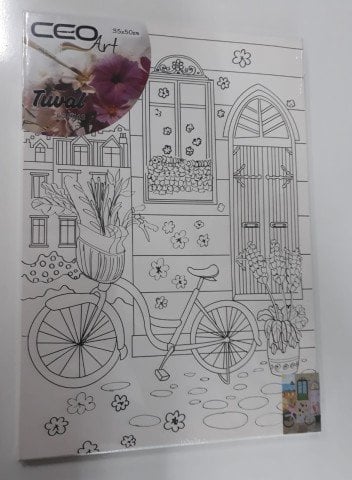 Baskılı Tuval 35x50 Bisiklet