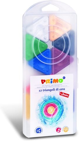 Prımo Üçgen Sihirli Mum Boya 12 Renk