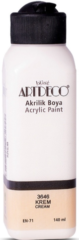 Artdeco Akrilik Boya 140 ML Krem Y-070R-3646