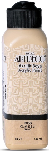 Artdeco Akrilik Boya 140 ML Kum Beji Y-070R-3056