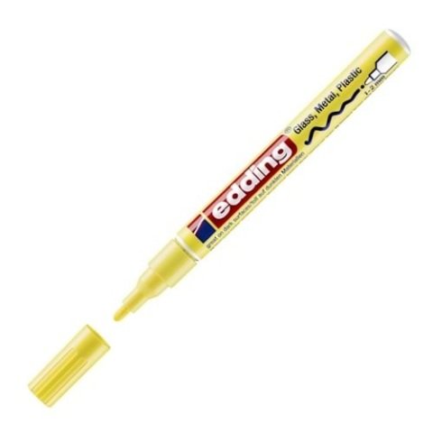 Edding 751 Boya Dekorasyon Markörü Pastel Sarı