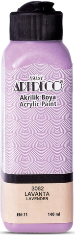 Artdeco Akrilik Boya 140 ML Lavanta Y-070R-3062