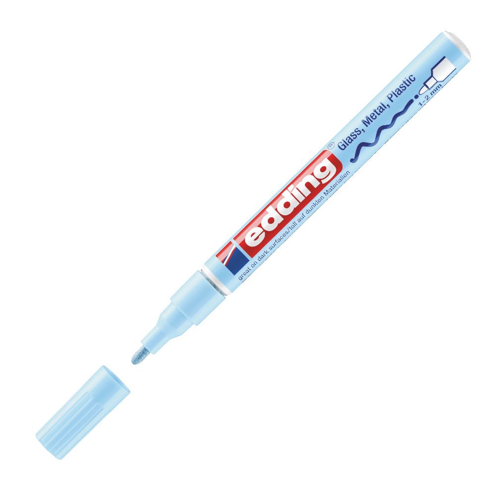 Edding 751 Boya Dekorasyon Markörü Pastel Mavi