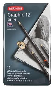 Derwent Graphic Hard Dereceli Kurşun Kalem B-9H 12\'li