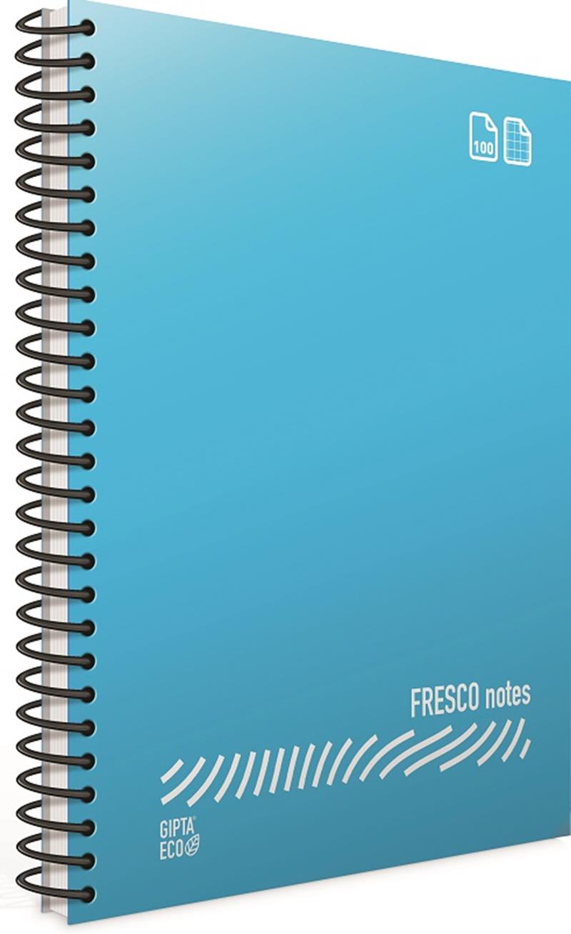 Gıpta Fresco A4 Spiralli PP Kapak Defter 120yp Kareli