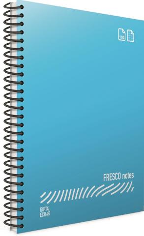 Gıpta Fresco A4 Spiralli PP Kapak Defter 120yp Kareli