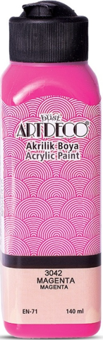 Artdeco Akrilik Boya 140 ML Magenta Y-070R-3042