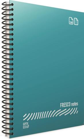 Gıpta Fresco A4 Spiralli PP Kapak Defter 144yp Kareli