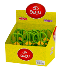 Bu-Bu Plastik Çift Renk Makas