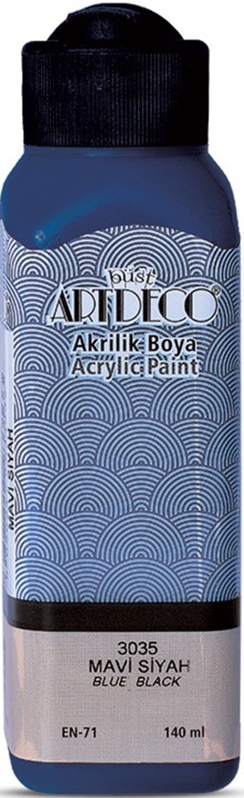 Artdeco Akrilik Boya 140 ML Mavi Siyah Y-070R-3035