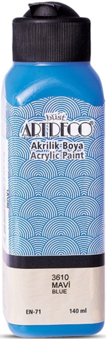 Artdeco Akrilik Boya 140 ML Mavi Y-070R-3610