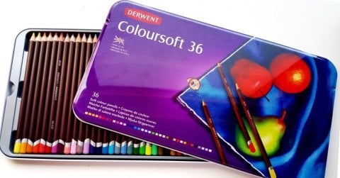Derwent Coloursoft Kuru Boya 36 Renk