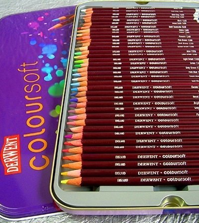 Derwent Coloursoft Kuru Boya 36 Renk