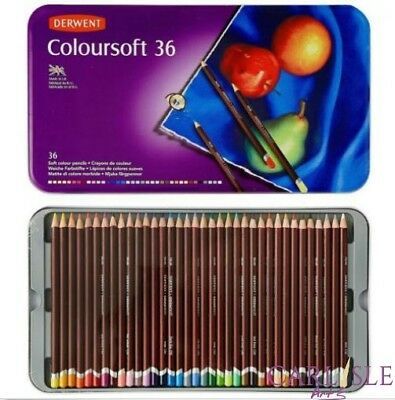 Derwent Coloursoft Kuru Boya 36 Renk