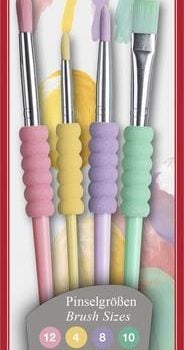 Faber Castell Soft Touch Fırça Seti Pastel 4'lü