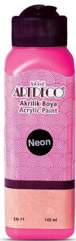 Artdeco Akrilik Boya 140 ML Neon Pembe Y-070R-930