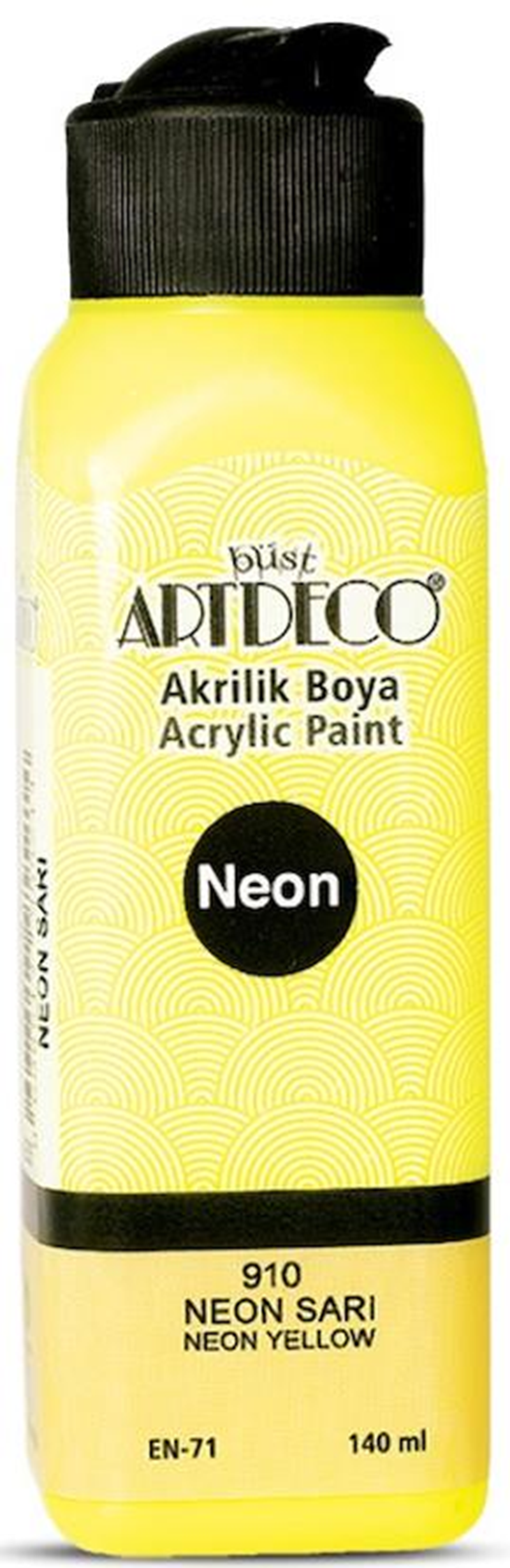 Artdeco Akrilik Boya 140 ML Neon Sarı Y-070R-910