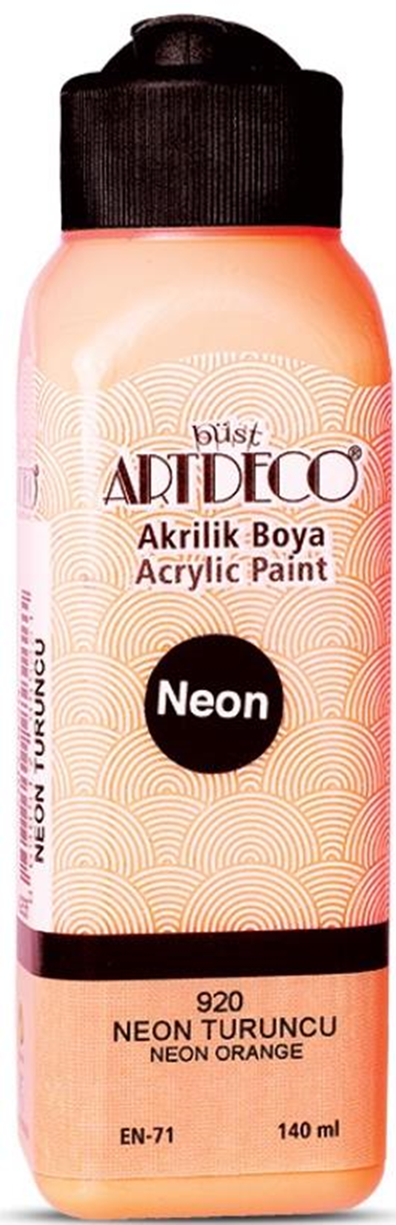 Artdeco Akrilik Boya 140 ML Neon Turuncu Y-070R-920