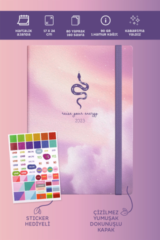 Victoria's Journals 2023 Haftalık Ajanda 17x24