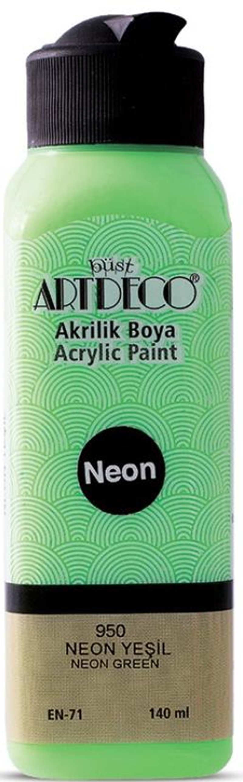 Artdeco Akrilik Boya 140 ML Neon Yeşil Y-070R-950