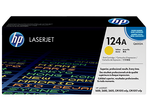 HP 124A Sarı Orijinal LaserJet Toner Kartuşu (Q6002A)