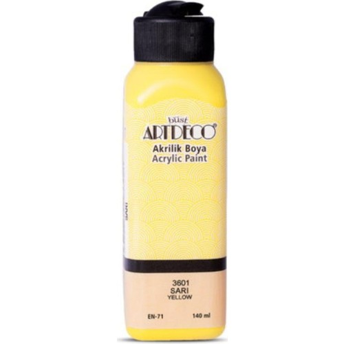 Artdeco Akrilik Boya 140 ML Okre Sarı Y-070R-3065