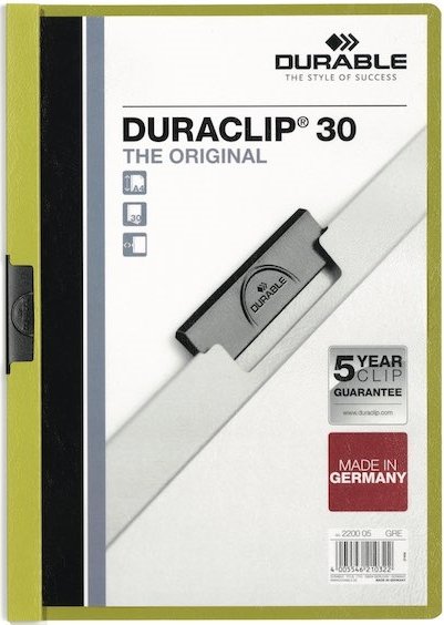 Durable Duraclip Original 30 Sayfa Kapasiteli - Yeşil