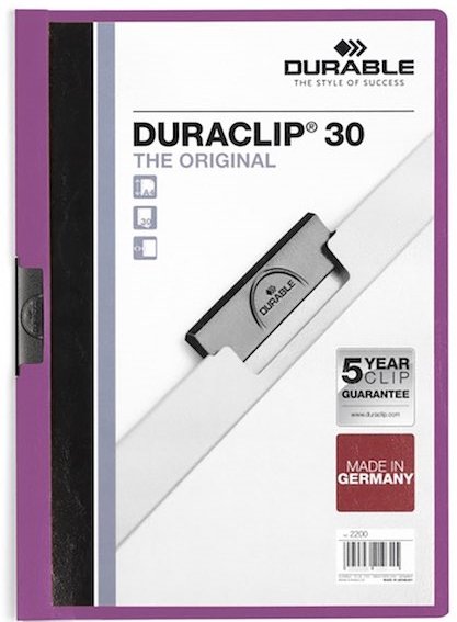 Durable Duraclip Original 30 Sayfa Kapasiteli - Lila